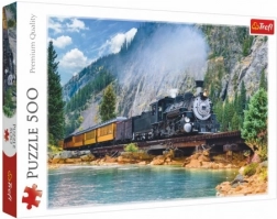 Puzzle Train de Montagne 500 pièces Trefl