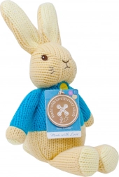 Lapin en peluche Pierre en jersey doux Made with Love 18 cm