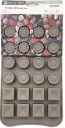 Moule en silicone pour pralines, 24 cavités, 14 × 23 cm