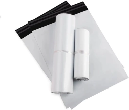 Enveloppes polyéthylène de messagerie blanches B4 260 × 350 mm, 50 pcs – épaisses et résistantes