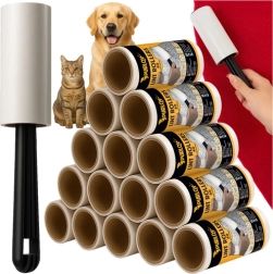 Rouleau adhésif de nettoyage pour vêtements PURLOV – lot de 15 pcs