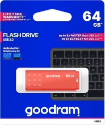 Clé USB 64 Go GOODRAM UME3 orange USB 3.0