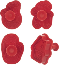 Emporte-pièces pour biscuits de Noël avec tampon Orion, 4 pcs
