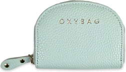 Portefeuille femme en cuir menthe