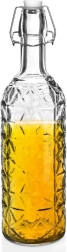 Bouteille en verre avec clip 750 ml