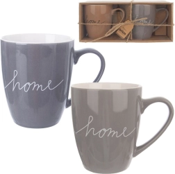 Mugs en porcelaine 380 ml, lot de 2 pièces