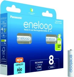 Eneloop piles rechargeables AA 2000 mAh, 2 pcs