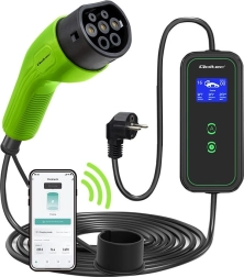 Chargeur portable pour voitures électriques Qoltec
