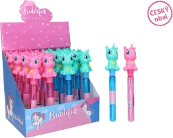 Bulle de savon avec licorne