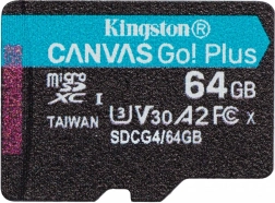 Carte mémoire microSD 64GB Canvas Go! Plus 200MB/s
