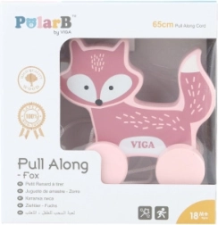 Renard à tirer en bois VIGA