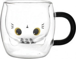 Verre isotherme à double paroi chat 250 ml
