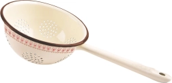 Passoire de cuisine émaillée TONCA beige 20 cm