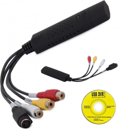 Grabber vidéo USB Pro pour convertir les VHS et l’AV analogique vers PC