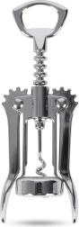 Tire-bouchon à ailes en acier pour vin 17 cm