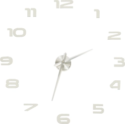 horloge murale autocollante 3D effet miroir DIY, grande 80–120 cm