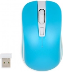 Souris optique sans fil Loriini Pro bleue