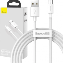 Ensemble de câbles de données Baseus USB vers Micro 2,1A 1,5m