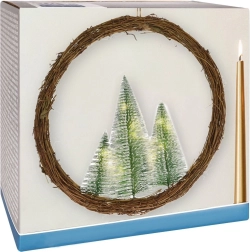 Couronne de Noël lumineuse avec LED, 40 cm