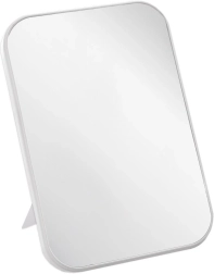 Miroir cosmétique de table 21,5 cm – blanc, minimaliste