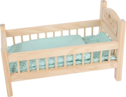 Petit lit en bois pour poupées