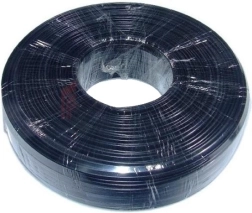 Câble téléphonique 4 fils noir 100m rouleau