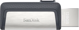 clé USB SanDisk Ultra Dual Drive USB Type‑C 128 Go, USB 3.1, jusqu’à 150 Mo/s