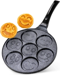 Poêle en granit pour œufs avec 7 cavités BASIC LINE 26 cm