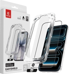 Verre trempé EasyShield 2‑Pack pour iPhone 17 Pro Max / iPhone 16 Pro Max (2 pcs)