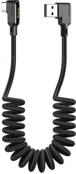 Câble USB–USB‑C coudé 1,8 m MCDODO