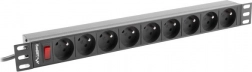 barrette d’alimentation rack PDU 19" 1U 16 A, 9 prises FR, 230 V, câble 3 m, noir