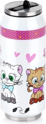Thermomug en forme de canette avec chats 400 ml