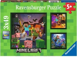 Puzzle Ravensburger Minecraft Biomes 3x49 pcs