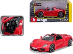 Modèle Bburago Porsche 918 Spyder rouge 1:24