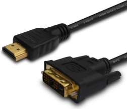 Câble HDMI vers DVI 1,8 m avec connecteurs plaqués or