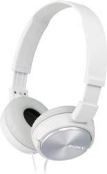 casque Sony MDR-ZX310AP blanc avec microphone