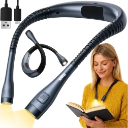 Lampe LED de cou Izoxis pour la lecture avec recharge USB‑C