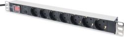 Barre d’alimentation PDU 19" Rack avec 7 prises Schuko, 2,0 m
