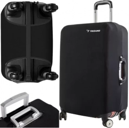 Trizand 23839 Housse pour valise de voyage M 62 x 43 x 27 cm noir