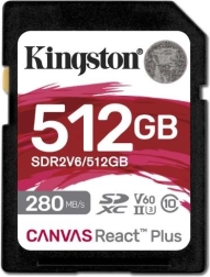 Carte Mémoire SD 512GB Canvas React Plus