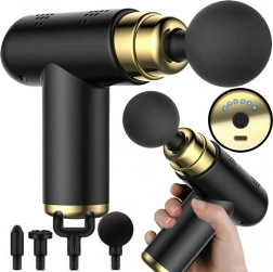 Mini pistolet de massage portable avec 4 embouts