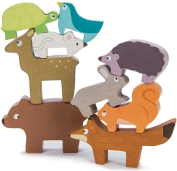 Animal de la forêt en bois à empiler Le Toy Van