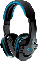 Casque avec micro pour joueur Raven bleu