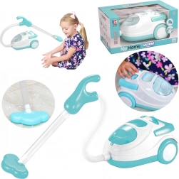 Aspirateur pour enfants avec fonction d’aspiration, lumière et son – bleu et blanc
