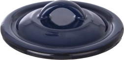 Couvercle émaillé bleu 12 cm