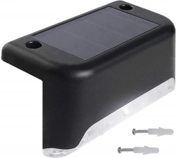 Lampe d’escalier solaire Maclean LED IP44 avec capteur crépusculaire 4000K