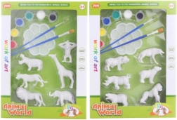 Petits animaux safari à peindre – kit créatif pour enfants