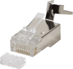 Connecteurs RJ45 CAT.6, 6A, 7 blindés - 10 pièces