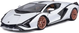 Bburago 1:18 TOP Lamborghini Sián FKP 37 Blanc/Noir
