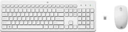 Clavier et souris sans fil HP 230, blanc
